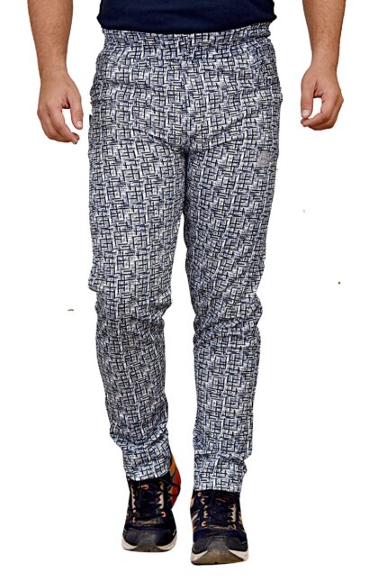 Energica Active Men's Printed Trackpants RDE-53 Color-Navy