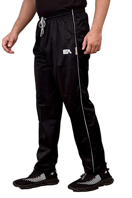 Energica Active Men's Solid Trackpants RDE-54 ,Color-Black